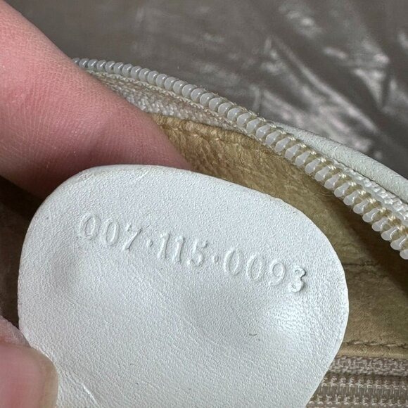 Vintage GUCCI White GG Monogram Coated Canvas Small Shoulder Crossbody Bag - Picture 6 of 16